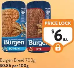 Foodworks Burgen Bread offer
