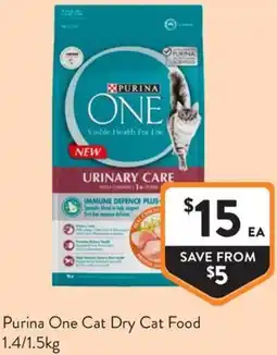 Foodworks Purina One Cat Dry Cat Food offer