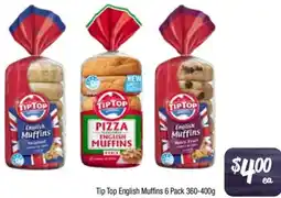 Foodworks Tip Top English Muffins offer