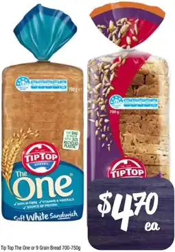 Foodworks Tip Top The One or 9 Grain Bread offer