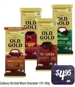 Foodworks Cadbury Old Gold Block Chocolate offer