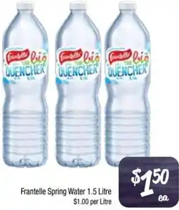 Foodworks Frantelle Spring Water offer