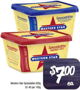 Foodworks Western Star Spreadable offer