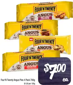 Foodworks Four'N Twenty Angus Pies offer