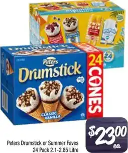 Foodworks Peters Drumstick or Summer Faves offer