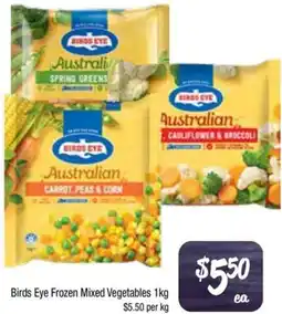 Foodworks Birds Eye Frozen Mixed Vegetables offer