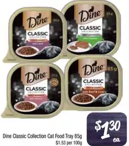 Foodworks Dine Classic Collection Cat Food Tray offer