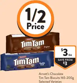 Foodworks Arnott's Chocolate Tim Tam Biscuits offer