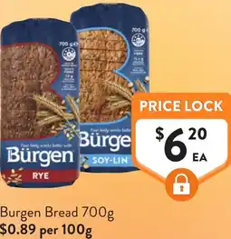Foodworks Burgen Bread offer
