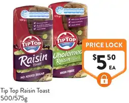 Foodworks Tip Top Raisin Toast offer