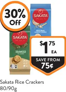 Foodworks Sakata Rice Crackers offer