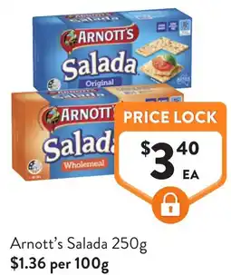 Foodworks Arnott's Salada offer