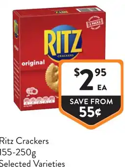 Foodworks Ritz Crackers offer
