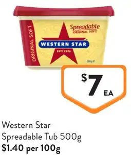 Foodworks Western Star Spreadable Tub offer
