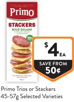 Foodworks Primo Trios or Stackers offer