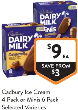 Foodworks Cadbury Ice Cream offer