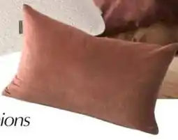 Myer Luxury Velvet Rectangle Cushion offer