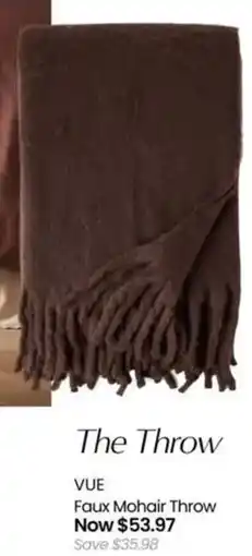 Myer Faux Mohair Throw offer
