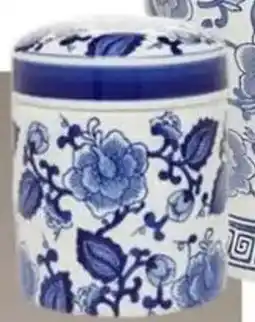 Myer HERITAGE (RIGHT) Hand-Painted Ginger Cylindrical Canister offer