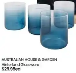 Myer AUSTRALIAN HOUSE & GARDEN Hinterland Glassware offer