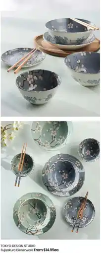 Myer TOKYO DESIGN STUDIO Fujisakura Dinnerware offer