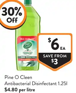 Foodworks Pine O Cleen Antibacterial Disinfectant offer