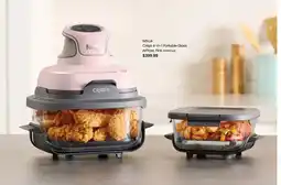 Myer NINJA Crispi 4-in-1 Portable Glass Airfryer, Pink offer