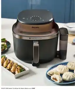 Myer PHILIPS 5000 Series 7.2L Airfryer XXL Steam, Black offer
