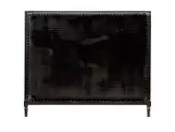 LivingStyles Georgian Fabric Bed Head, King Size, Black Velvet offer