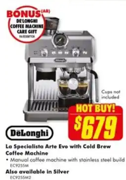 The Good Guys La Specialista Arte Evo with Cold Brew Coffee Machine offer