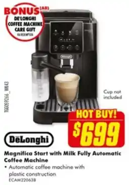 The Good Guys Magnifica Start with Milk Fully Automatic Coffee Machine offer