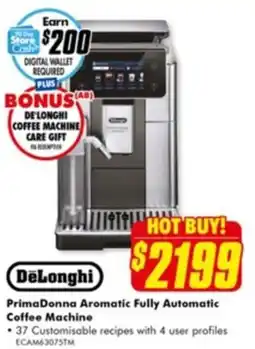 The Good Guys PrimaDonna Aromatic Fully Automatic Coffee Machine offer