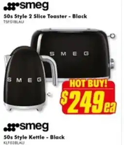 The Good Guys 50s Style Kettle - Black offer