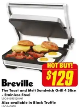 The Good Guys The Toast and Melt Sandwich Grill 4 Slice offer