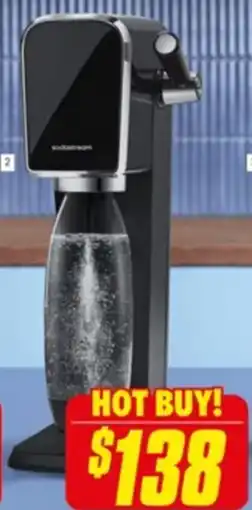 The Good Guys 2. Art Sparkling Water Maker - Black offer