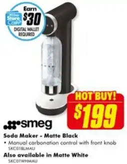 The Good Guys Soda Maker - Matte Black offer