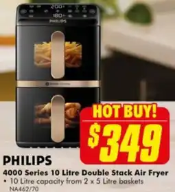 The Good Guys 4000 Series 10 Litre Double Stack Air Fryer offer