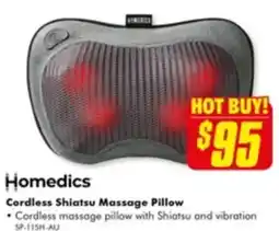The Good Guys Cordless Shiatsu Massage Pillow offer