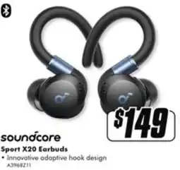 The Good Guys Sport x20 earbuds innovative adaptive hook design offer