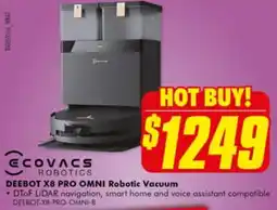 The Good Guys Deebot x8 pro omni robotic vacuum offer