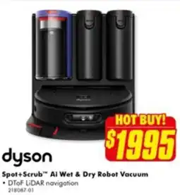 The Good Guys Spot+Scrub Ai Wet & Dry Robot Vacuum offer