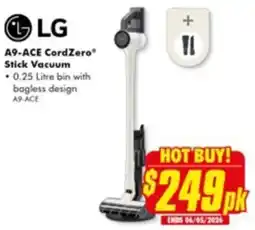 The Good Guys A9-ace cordzero stick vacuum offer