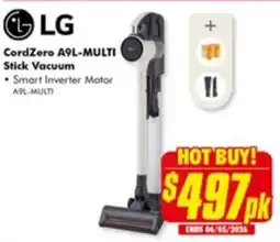 The Good Guys Cordzero a9l-multi stick vacuum offer