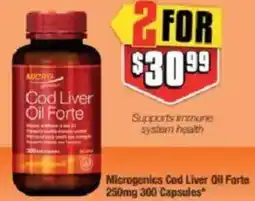 Chemist Warehouse Microgenics Cod Liver Oil Forte offer