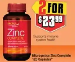 Chemist Warehouse Microgenics Zinc Complete offer