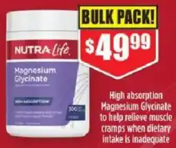 Chemist Warehouse NUTRA Life Magnesium Glycinate offer