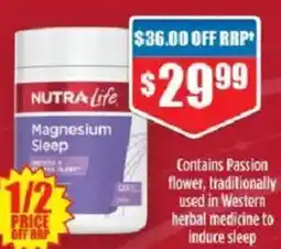 Chemist Warehouse NUTRA Life Magnesium Sleep offer