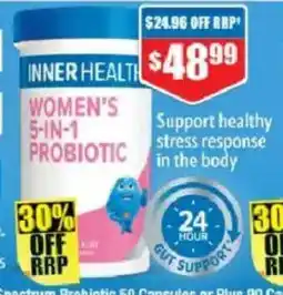 Chemist Warehouse Inner health women's 5-in-1 probiotic offer