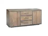 Solon Mango Wood 2 Door 3 Drawer Sideboard. 180cm