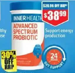 Chemist Warehouse Inner health advanced spectrum probiotic offer